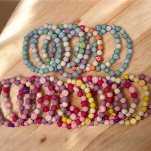 Pick 3 - Colorful Beaded Cross Bracelets